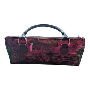 Primewear Insulated Wine Clutch Crocodile-Embossed Women's Lunch Bag